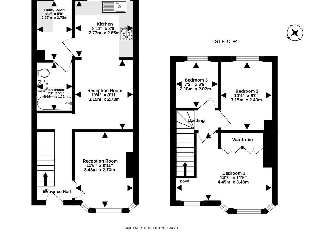 Floorplan for Mortimer Road, Filton, Bristol